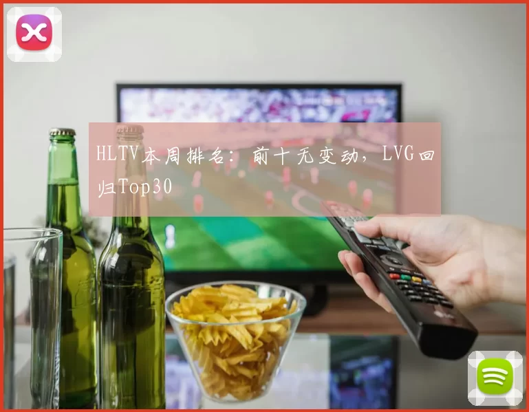 HLTV本周排名：前十无变动，LVG回归Top30